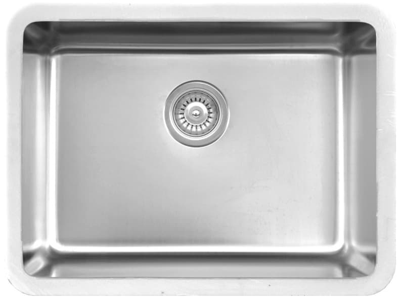 Karran Stainless Steel Sink, Edge Series, Undermount Single Bowl 24" - E-425