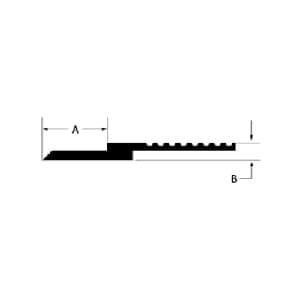 Z-Clips, Interlocking EA6958 Series Extruded Aluminum Short Hang Clip 1.875"W x 1.5"L, 2 Holes
