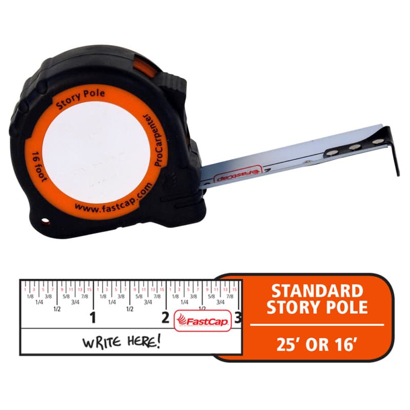 Fastcap ProCarpenter™ 16' Standard Story Pole Tape Measure