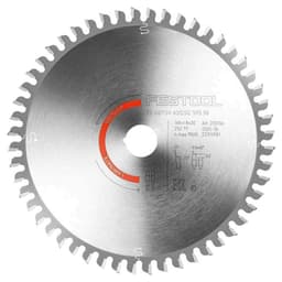 Festool 6-39/64" x 52 Tooth Trapezoidal Flat Tooth Plastic Material Saw Blade, 205773