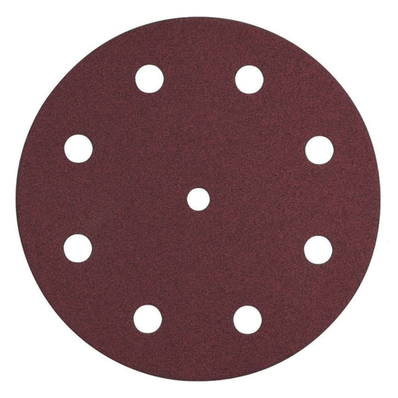 Festool Saphir Hook & Loop Sanding Disc 5" 80 Grit Aluminum Oxide Paper Backed 9 Hole 25 Discs-Box 493127