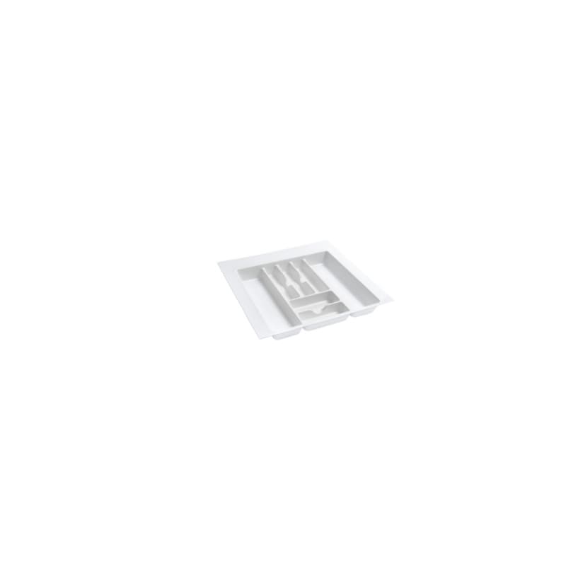 Rev-A-Shelf GCT Series 21-7/8"Wx21-1/4"Dx2-3/8"H White Cutlery Tray Insert, -GCT-4W-52