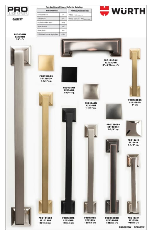 PRO LUXE Series Gallery Collection Display Board