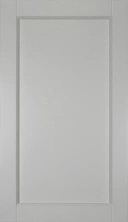 Accessory Match, Inc. 96"W x 1/4"H x 3/4"D Gray Batten Molding, Recessed Panel - BMB GY