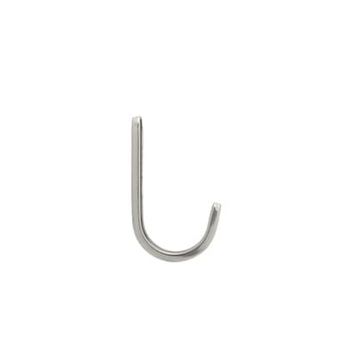 Sugatsune 2-3/16"H Stainless Steel Hook with Satin Stainless Steel Finish, HJT-55S