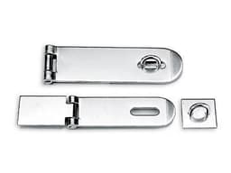 Sugatsune Weld-On Hasp 4-1/2" Electro Polished Stainless Steel, - HP-645