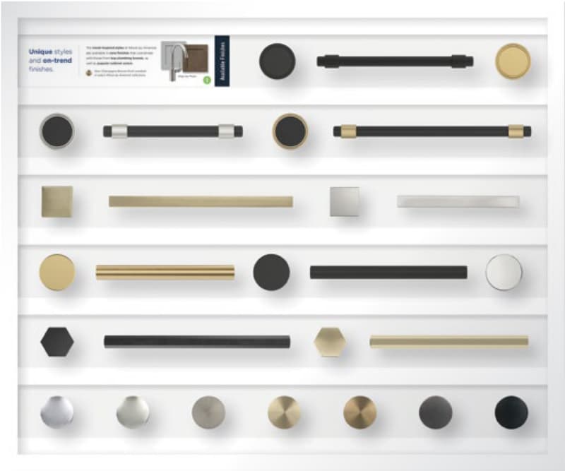 Amerock Interactive Replacement Kit for CDB19074 that includes includes Caliber, Destine, Mergence, Monument & Versa Collections 0  2024 Release