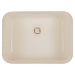 Karran Acrylic Series 24"W Bisque Bar/Prep Undermount Sink Single Bowl, - A-320-BISQUE