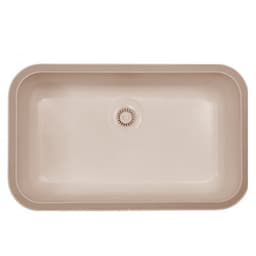 Karran Acrylic Series 30-1/2"W Bisque Bar/Prep Undermount Sink Single Bowl, - A-340-BISQUE