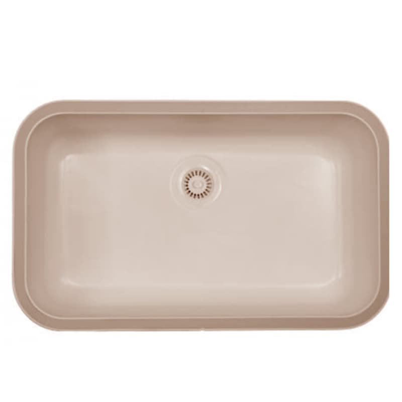 Karran Acrylic 30-1/2" Single Bowl Acrylic Bar/Prep Sink, Undermount, Bisque, A-340-BISQUE