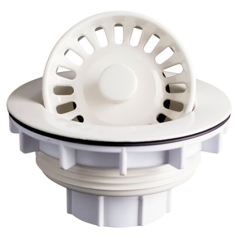 3-1/2 inch acrylic strainer basket, bisque