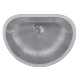 Karran Edge 300 18"W Stainless Steel Seamless undermount Vanity Sink Single Bowl, 18 Gauge ADA Compliant - E-303
