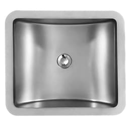 Karran Edge 300 18-1/8"W Stainless Steel Seamless undermount Vanity Sink Single Bowl, 18 Gauge - E-309