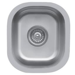 Karran Edge 300 12-3/4"W Stainless Steel Seamless undermount Kitchen Sink Single Bowl, 18 Gauge - E-310