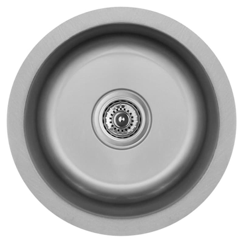Karran Edge 300 15-1/4" Single Bowl Stainless Steel Kitchen Sink, Seamless Undermount, , E-312