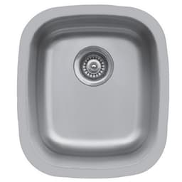 Karran Edge 300 16"W Stainless Steel Seamless undermount Kitchen Sink Single Bowl, 18 Gauge - E-315