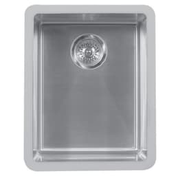 Karran Edge 500 15-1/2"W Stainless Steel Seamless undermount Kitchen Sink Single Bowl, 18 Gauge - E-510