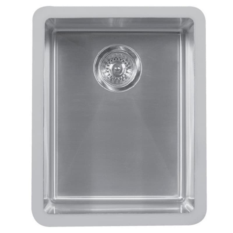 Karran Edge 500 15-1/2" Single Bowl Stainless Steel Kitchen Sink, Seamless Undermount, , E-510