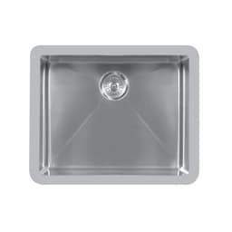 Karran Edge 500 23-1/2"W Stainless Steel Seamless undermount Kitchen Sink Single Bowl, 18 Gauge - E-520