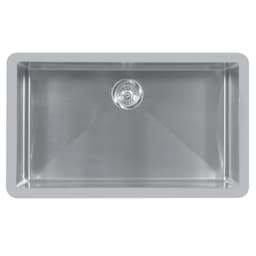 Karran Edge 500 32-1/2"W Stainless Steel Seamless undermount Kitchen Sink Single Bowl, 18 Gauge - E-540