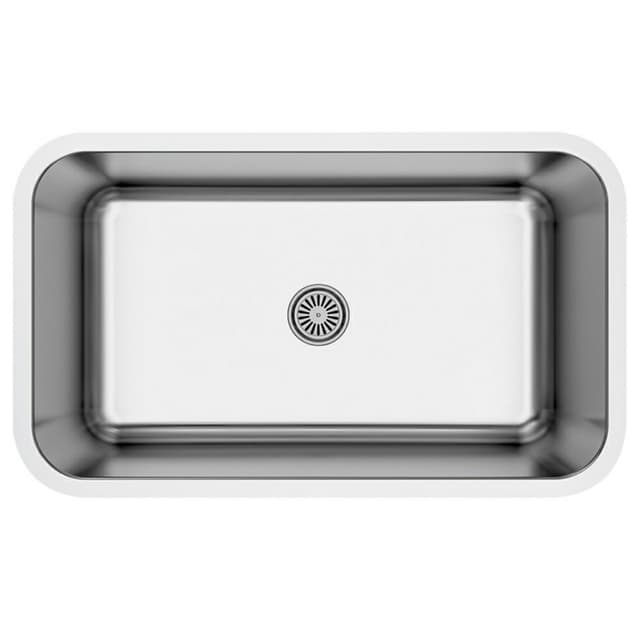 Karran Profile 30-1/4"W Stainless Steel Undermount Kitchen Sink Single Bowl, 16 Gauge - PU55