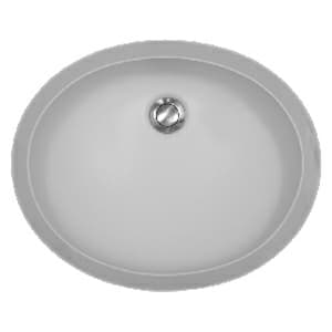 Karran 19"W x 15"D Q-306 Gray Single Bowl Vanity Quartz Sink - Q-306-GR