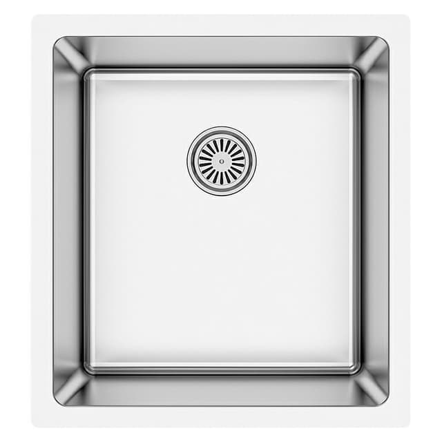 Karran Select 16-1/2"W Stainless Steel Undermount Kitchen Sink Single Bowl, 16 Gauge - SU71