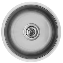 Karran Undermount 14-1/2"W Stainless Steel Undermount Bar/Prep Sink Single Bowl, 18 Gauge, U-1414