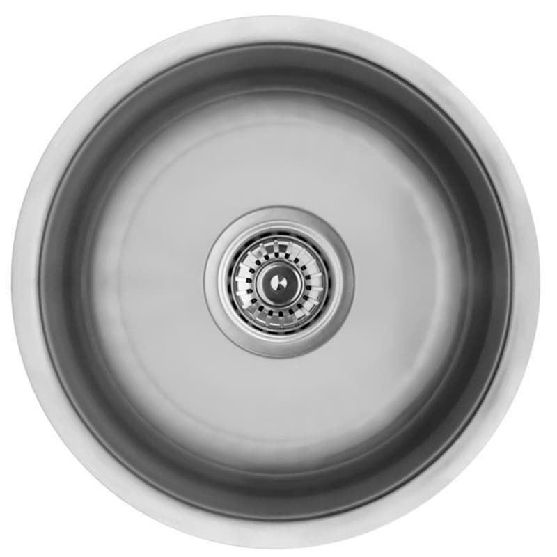 Karran Undermount 14-1/2"W Stainless Steel Undermount Bar/Prep Sink Single Bowl, 18 Gauge, U-1414