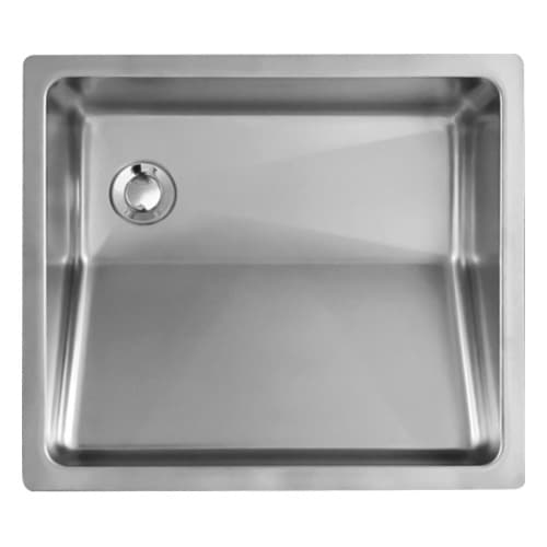 Karran Undermount 17-1/4"W Stainless Steel Undermount Vanity Sink Single Bowl, 18 Gauge, UV-1816