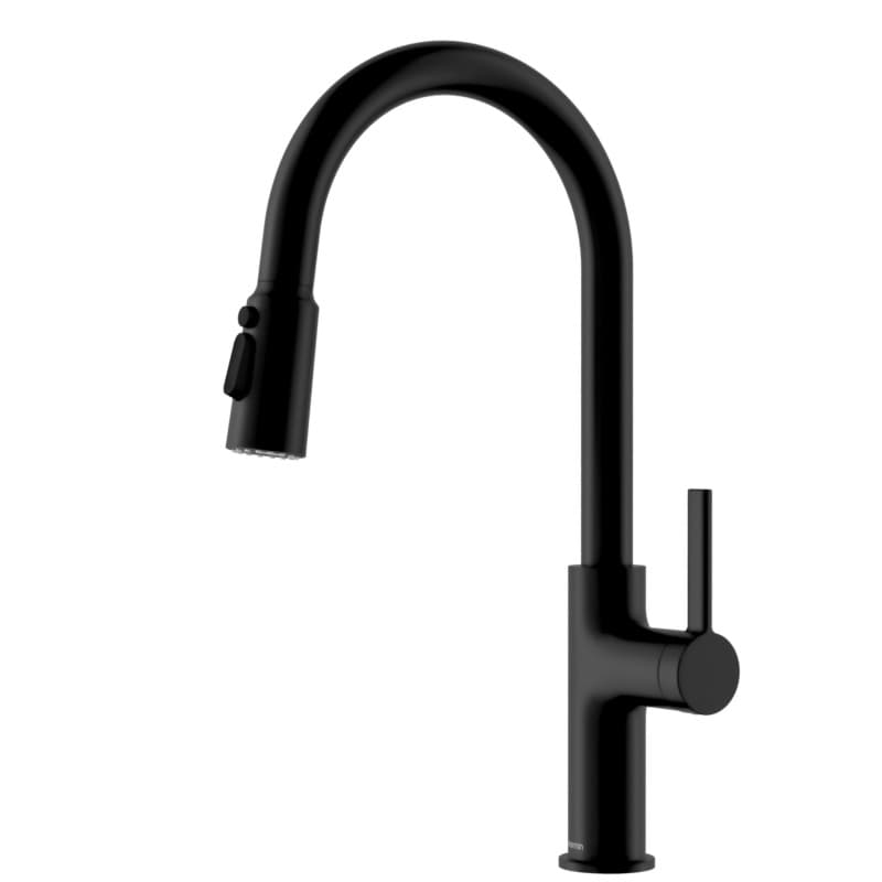 Karran Stalbridge ADA Single Handle Pull-Down Kitchen Faucet, Matte Black, KKF720MB