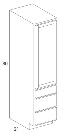 Wolf Cabinets 00503 LCD188021-DARTMOUTH MIDNIGHT, 3266973
