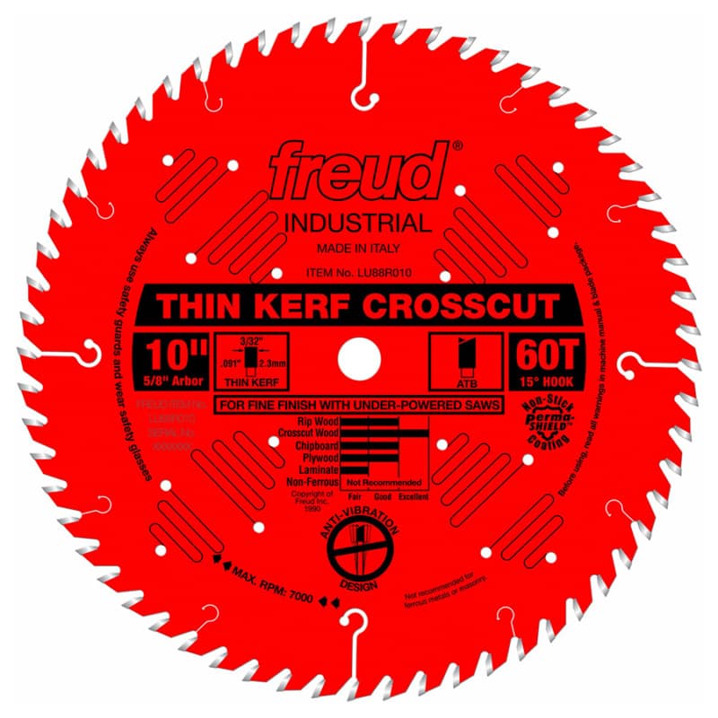 Freud Thin Kerf Miter Saw Blade