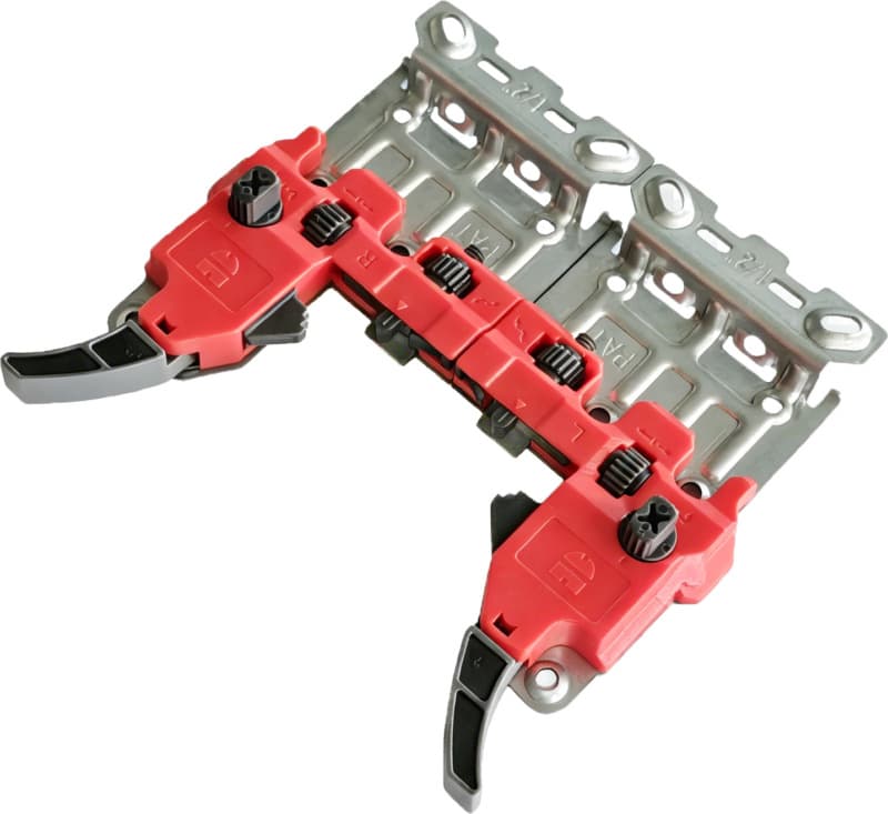 Wurth Optima Front Locking Device 3D/6-Way Adjustable Metal/Plastic Flanged for 12.5mm