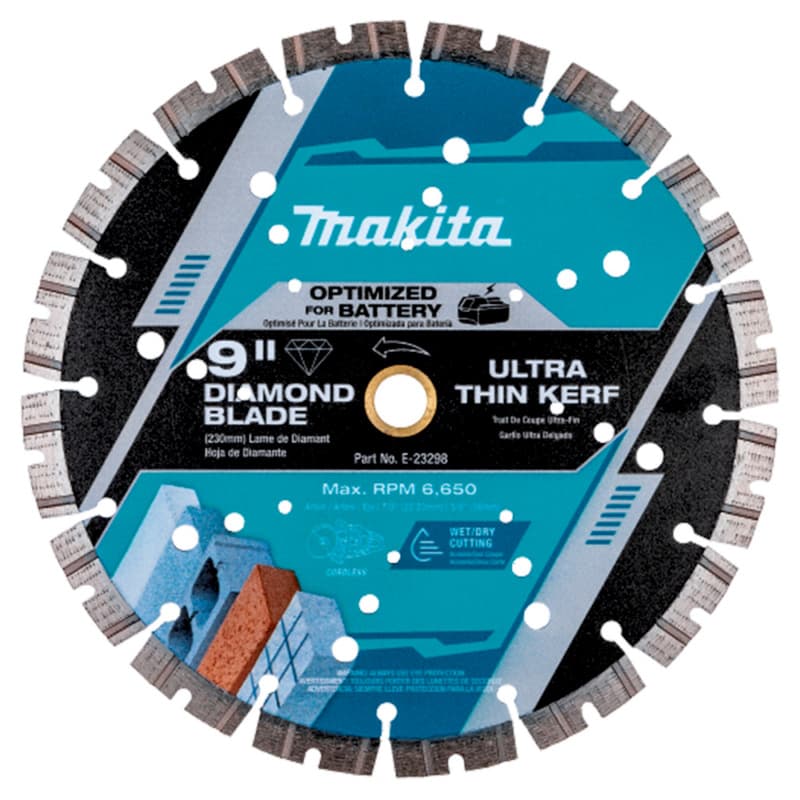 DIAMOND BLD, SEG GP, THIN KERF, 9IN, Makita MUE-23298
