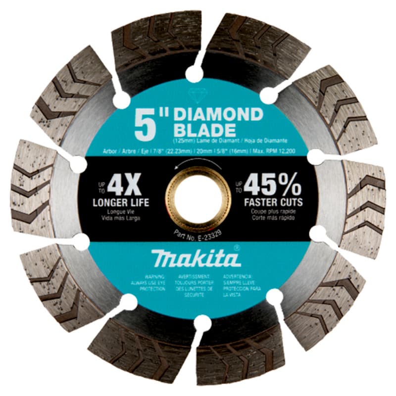 DIAMOND BLD, SEG TURBO, GP, 5IN, Makita MUE-23329