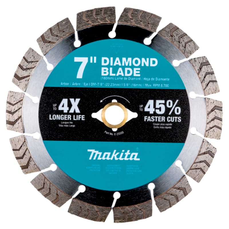 DIAMOND BLD, SEG TURBO, GP, 7IN, Makita MUE-23335