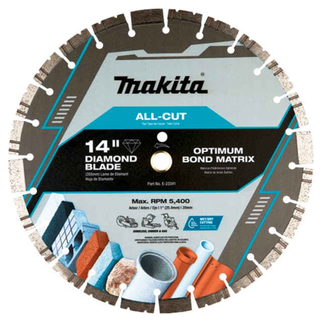 Makita All-Cut Segmented Diamond Blade for Concrete/Masonry