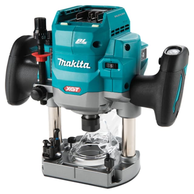 Router, Cordless, Fixed Base, 40V MAX XGT, Bare Tool, Brushless Motor, GPR01Z, Makita