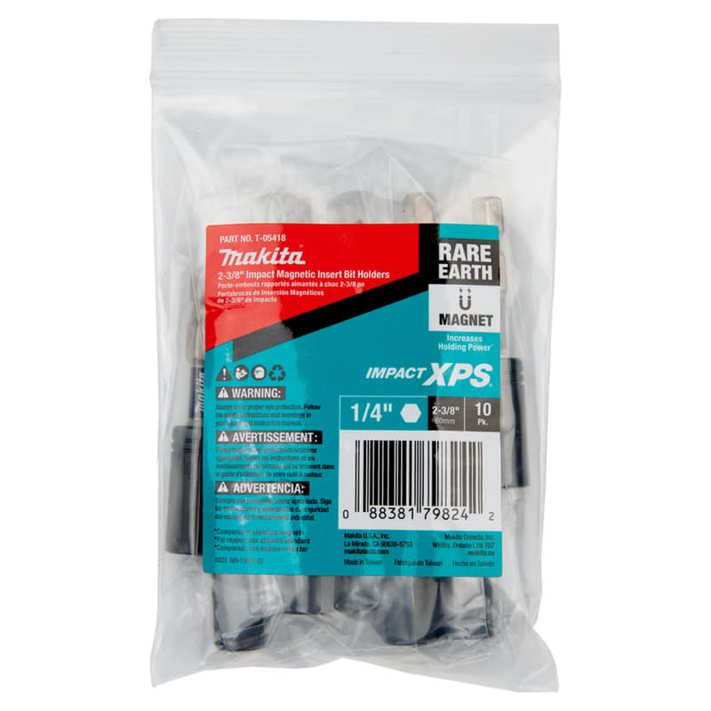 IMPACT XPS BIT HLDR, MAG, 2-3/8IN, PK 10, Makita MUT-05418