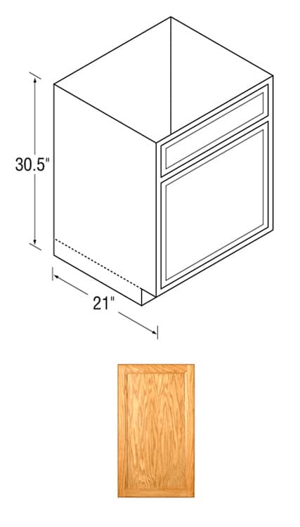 Vanity Sink Base, Chadwood
