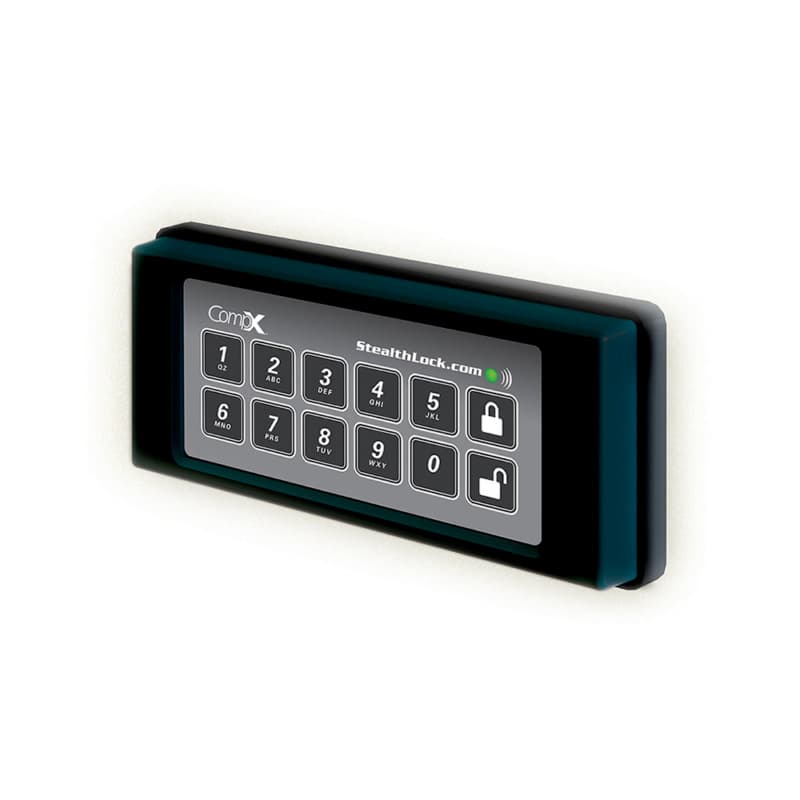 CompX Timberline Lock StealthLock Wall Mounting Plate, Black Finish - MP-300-WM