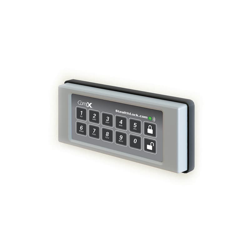 CompX Timberline Lock StealthLock Wall Mounting Plate, Satin Nickel - MP-700-WM