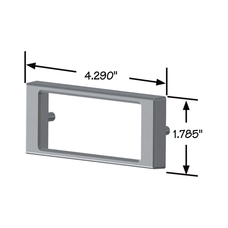 CompX Timberline Lock StealthLock Mounting Plate, Satin Nickel - MP-700
