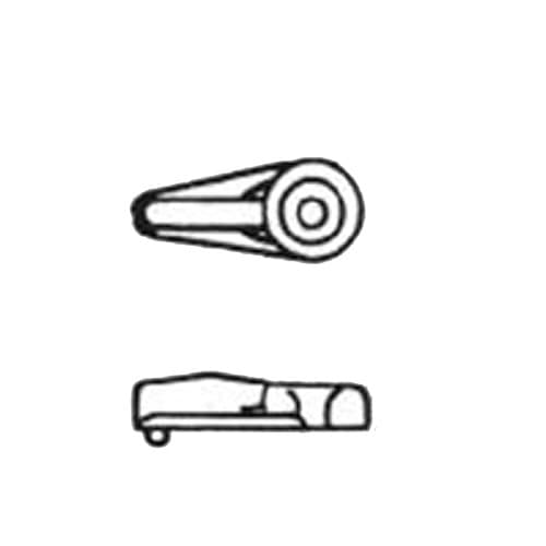 Panel Retaining Clips Glass and Panel Flush, Clear - 1000 Each