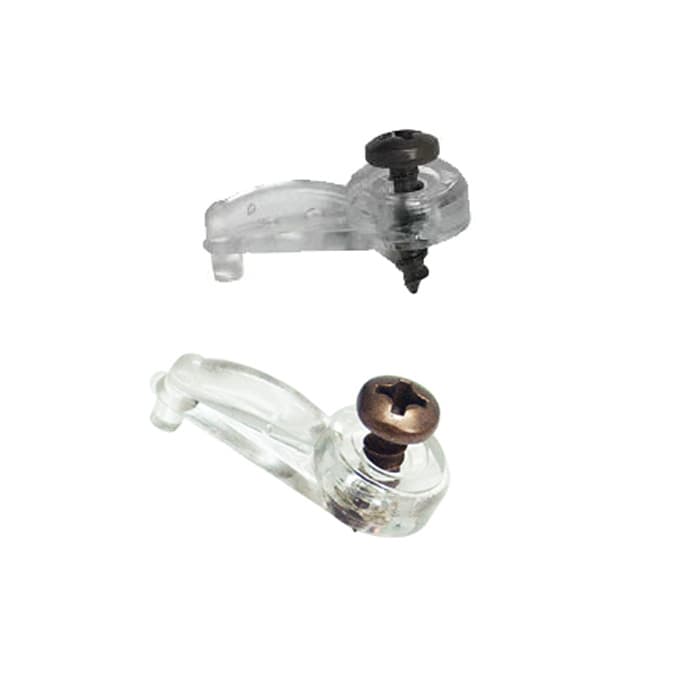 Panel Retaining Clips Glass and Panel 1/8" Inset, Clear - 1000 Each