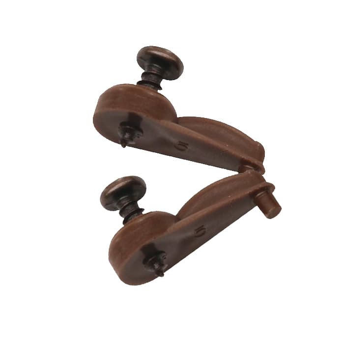 Panel Retaining Clips Glass and Panel 1/8" Inset, Walnut - 1000 Each