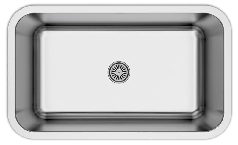 Karran Profile 30-1/4"W Stainless Steel Undermount Kitchen Sink Single Bowl, 16 Gauge, PU55-N20 - 20/Pallet