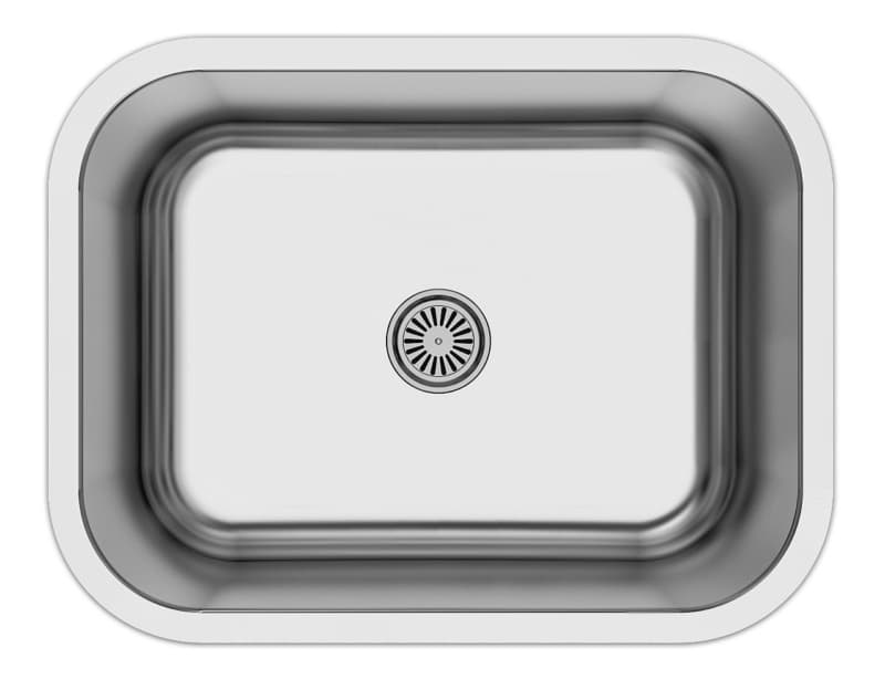 Karran Profile 23-1/4"W Stainless Steel Undermount Kitchen Sink Single Bowl, 16 Gauge, PU57-N20 - 20/Pallet