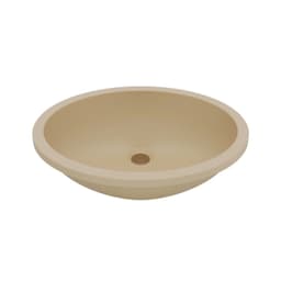 Karran Seamless 19" Single Bowl Quartz Vanity Sink, Undermount, Bisque, Q-306-BS